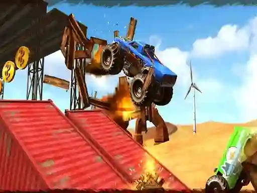 Spel Monster Truck Impossible Track Plane Simulator aanlyn