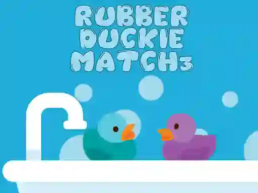 Spel Rubber Duckie Match 3 aanlyn