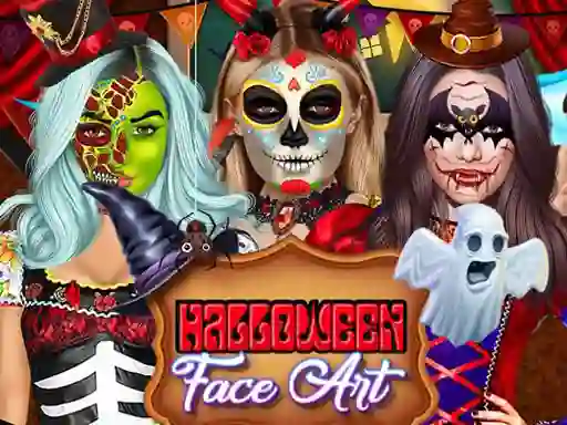 Spel Kylie Jenner Halloween Face Art aanlyn