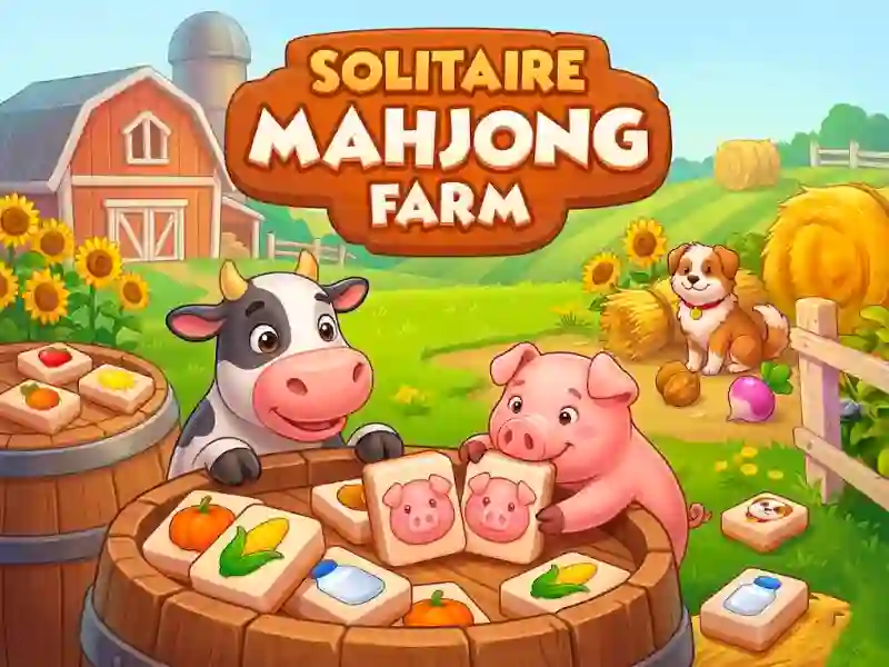 Spel Solitaire Mahjong Farm aanlyn