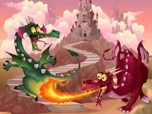 Spel Fairy Tale Dragons Memory aanlyn