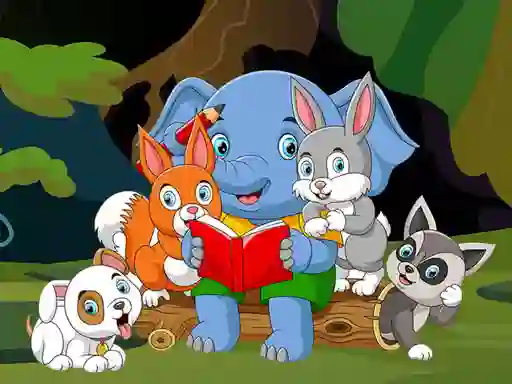 Spel Cute Animals Memory aanlyn