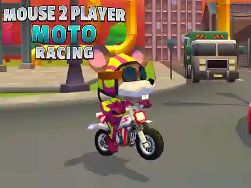 Spel Mouse 2 Player Moto Racing aanlyn