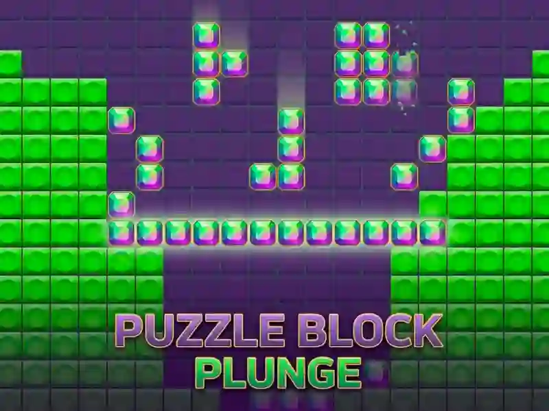 Spel Puzzle Block Plunge aanlyn