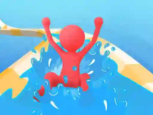 Spel Waterpark Slide Race aanlyn