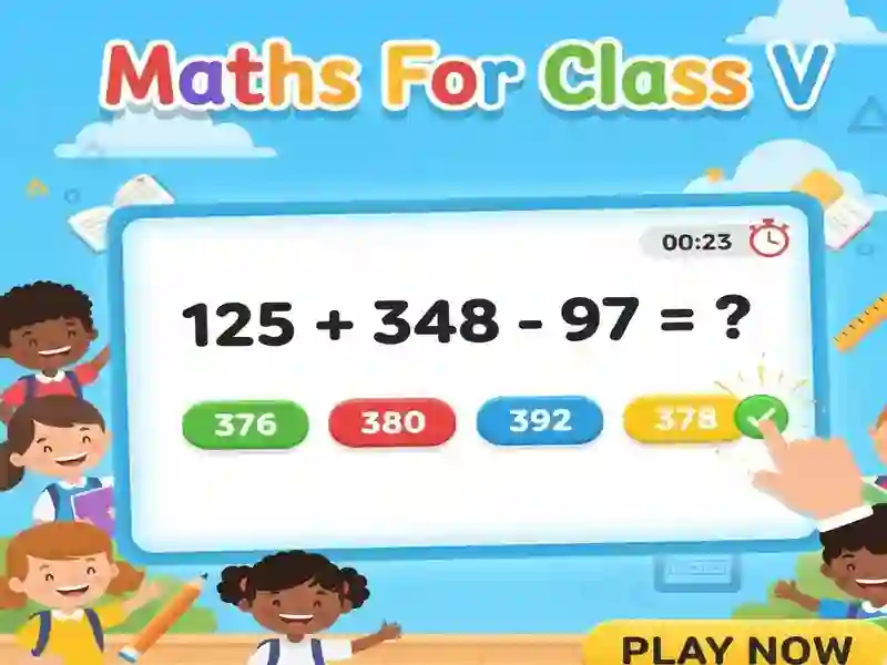 Spel Maths For Class V aanlyn