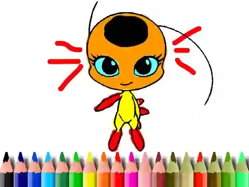 Spel Back To School: Dotted Girl Coloring aanlyn