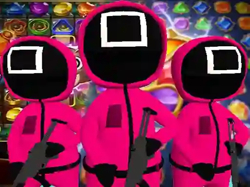Spel Squid Game Gold match-3 aanlyn