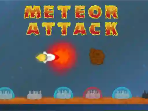 Spel Meteor Attack aanlyn