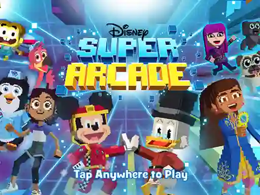 Spel Disney Super Arcade aanlyn