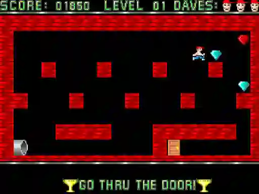 Spel Dangerous dave aanlyn