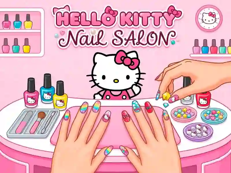 Spel Hello Kitty Nail Salon aanlyn