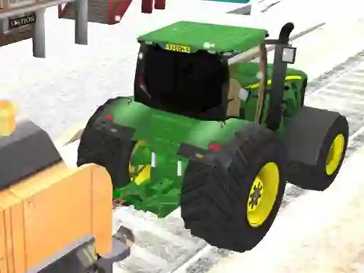 Spel Tractor Chained Towing Train 2018 aanlyn