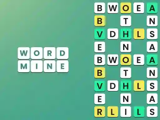Spel Word Mine aanlyn
