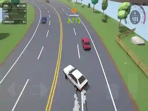Spel Polygon Drift: Endless Traffic Racing aanlyn