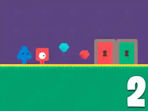 Spel Red and Blue Adventure 2 aanlyn