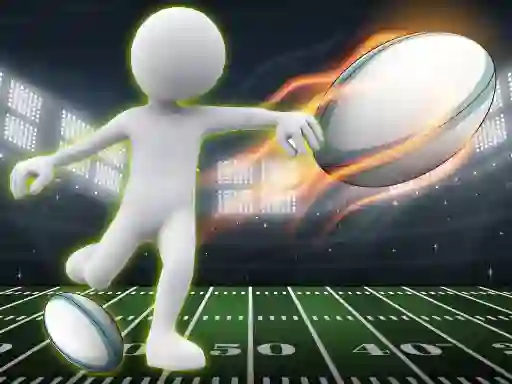 Spel Stickman Rugby Run And Kick aanlyn