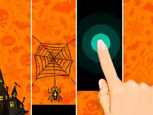 Spel Halloween Magic Tiles aanlyn