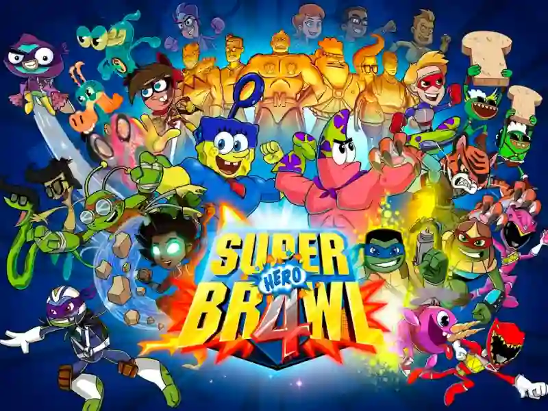 Spel Super Hero Brawl 4 aanlyn