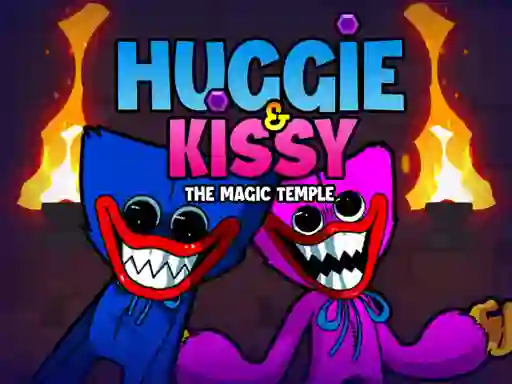 Spel Huggie & Kissy The Magic Temple aanlyn
