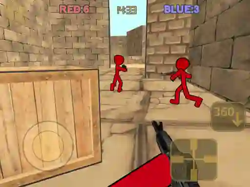 Spel Stickman Counter Terror Shooter aanlyn