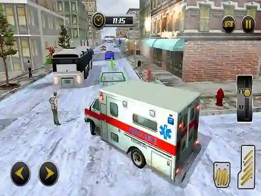 Spel Modern city ambulance simulator aanlyn