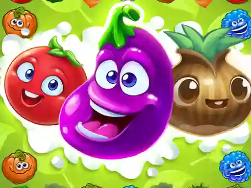 Spel Farm Pop Match-3 Puzzle aanlyn