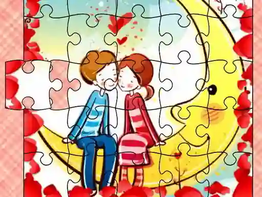 Spel Loving Couple Jigsaw aanlyn