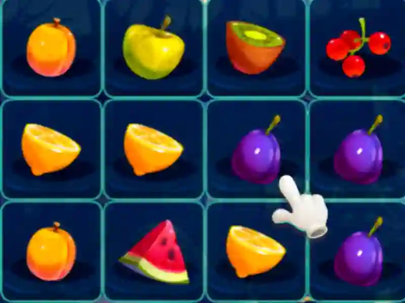 Spel Fruit blocks puzzles aanlyn