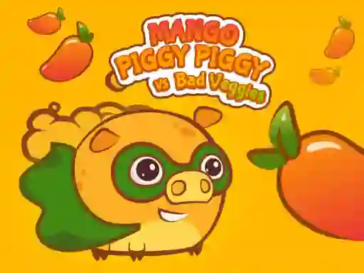 Spel Mango Piggy Piggy vs Bad Veggies aanlyn