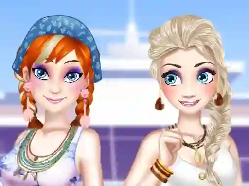 Spel Ella and Anna Spring Break aanlyn