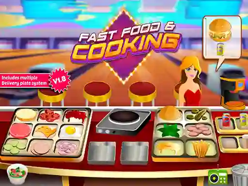 Spel Fast Food & Cooking aanlyn