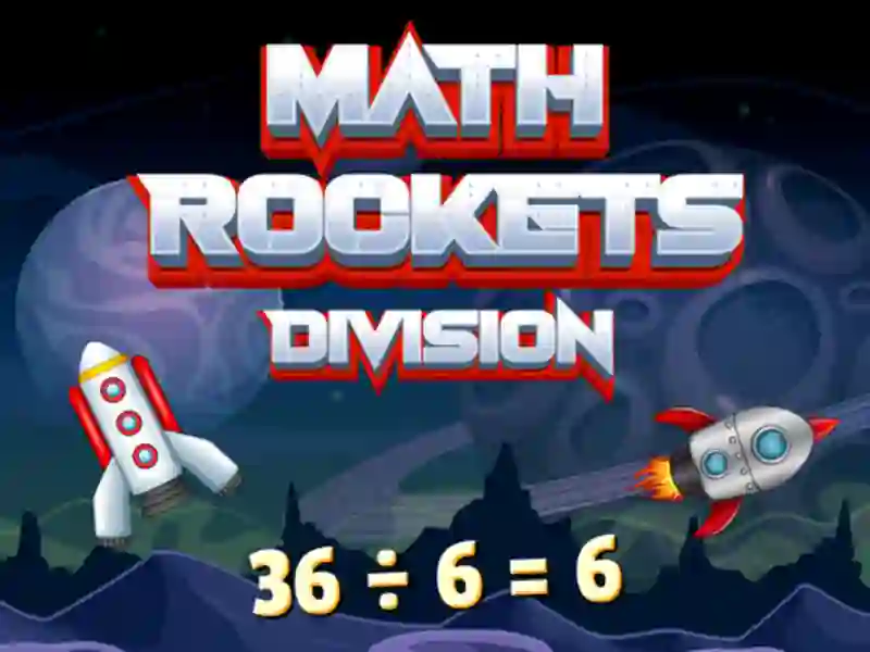 Spel Math Rockets Division aanlyn