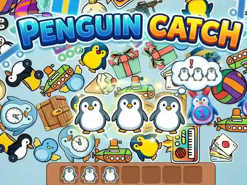 Spel Penguin catch aanlyn
