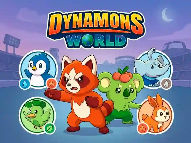 Spel Dynamons World aanlyn