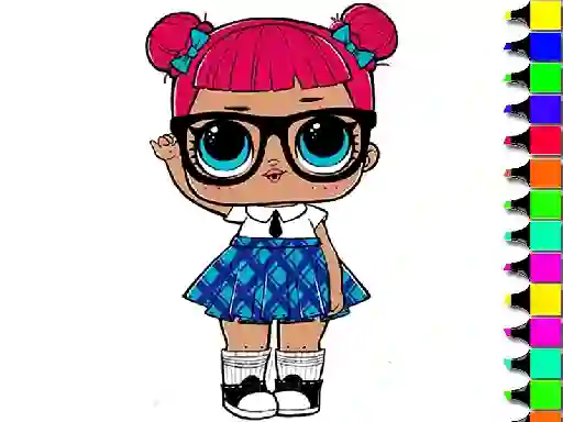 Spel Easy Kids Coloring Lol aanlyn