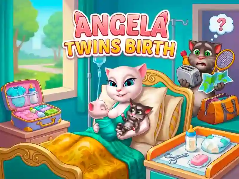 Spel Angela Twins Birth aanlyn