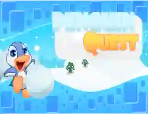 Spel Penguin quest aanlyn