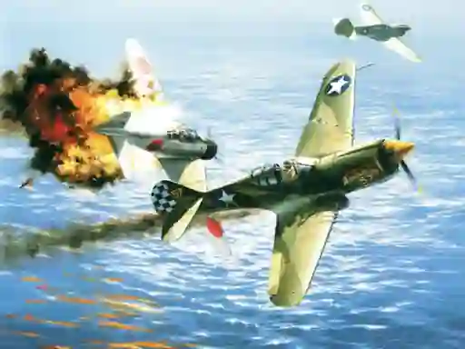Spel Aviation Art Air Combat Slide aanlyn