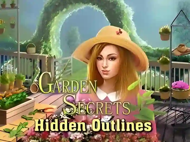 Spel Garden Secrets Hidden Objects by Outline aanlyn