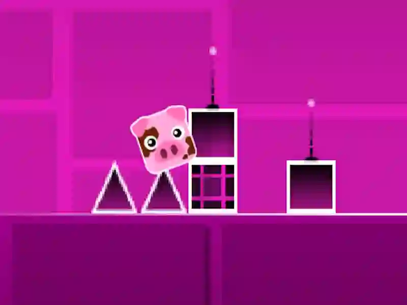 Spel Pig Dash aanlyn