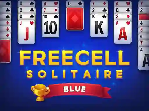 Spel Freecell Solitaire Blue aanlyn