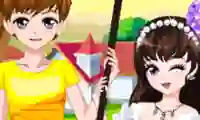 Spel Romantic Spring Couple aanlyn