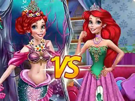 Spel Mermaid vs Princess aanlyn