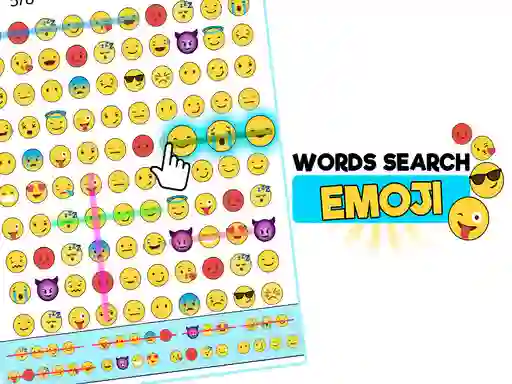Spel Word Search Emoji Edition aanlyn