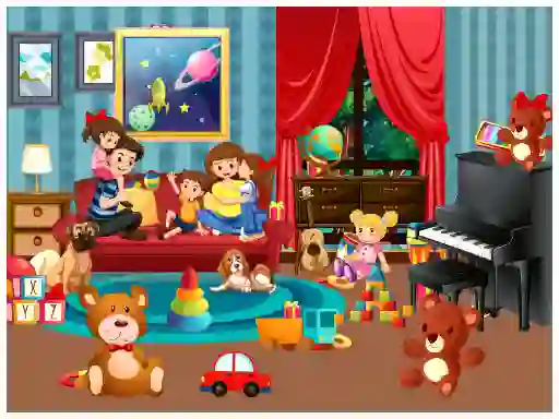 Spel Hidden Toys aanlyn