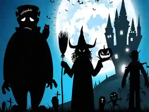 Spel Crazy Halloween Memory aanlyn