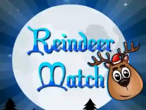 Spel Reindeer Match aanlyn