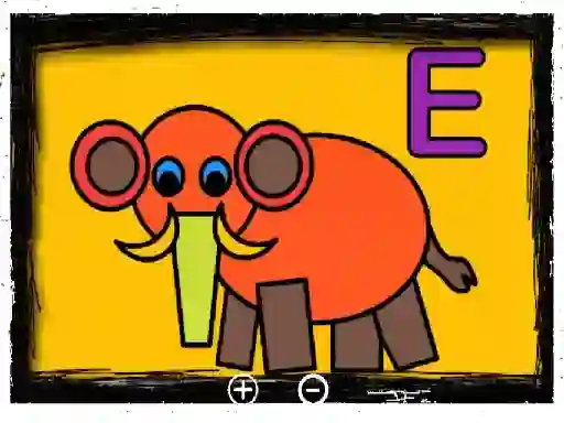 Spel Easy Kids Coloring Letters aanlyn