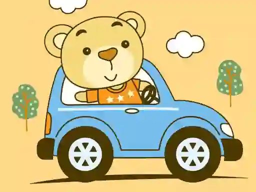 Spel Cute Animal Ride Match 3 aanlyn